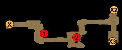 X - droga na bagna - Akt 2 - mapy | Akt 2 | Dungeon Siege III - Dungeon Siege III - poradnik do gry