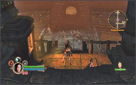 W krypcie czeka na nas cała armia nieumarłych. - Zadanie poboczne - bohaterowie dawnych dni | Akt 2 | Dungeon Siege III - Dungeon Siege III - poradnik do gry