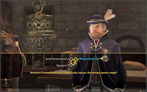 Burmistrz jako jedyny nie będzie miał dla nas zlecenia. - Zadanie główne - zasada większości | Akt 3 | Dungeon Siege III - Dungeon Siege III - poradnik do gry