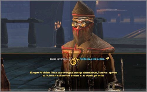 Pojedynek z bandziorem jest dość wymagający, ale mamy już za sobą trudniejsze. - Zadanie główne - kłopoty w kryptach | Akt 3 | Dungeon Siege III - Dungeon Siege III - poradnik do gry