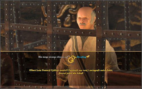 Wszyscy więźniowie są przetrzymywani nieopodal Olberta. - Zadanie poboczne - zakładnicy | Akt 3 | Dungeon Siege III - Dungeon Siege III - poradnik do gry