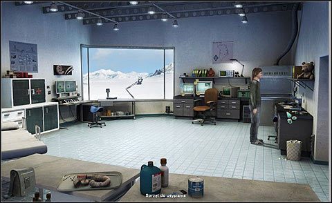 Burko Runea mieści się przy wejściu (po prawej) - Zgromadź sprzęt do badania niedźwiedzi | Dzień 1 | Alpha Polaris - Alpha Polaris - opis przejścia - poradnik do gry