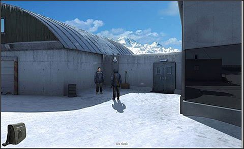 Porozmawiaj z Tullym (nieistotne, którą z odpowiedzi wybierzesz), po czym po drabince na lewo od wejścia wdrapcie się na dach stacji - Uśpij niedźwiedzia i wykonaj standardowe czynności | Dzień 1 | Alpha Polaris - Alpha Polaris - opis przejścia - poradnik do gry