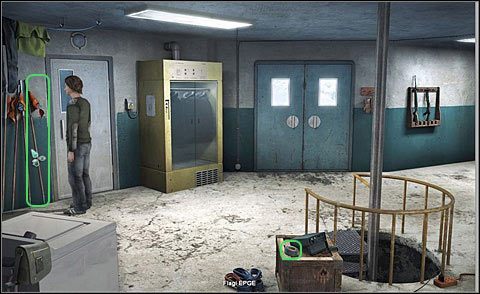 Zabierz jedną ze stojących obok drzwi do laboratorium flag EPGE - Podaj zwierzęciu pierwszą dawkę lekarstwa | Dzień 1 | Alpha Polaris - Alpha Polaris - opis przejścia - poradnik do gry