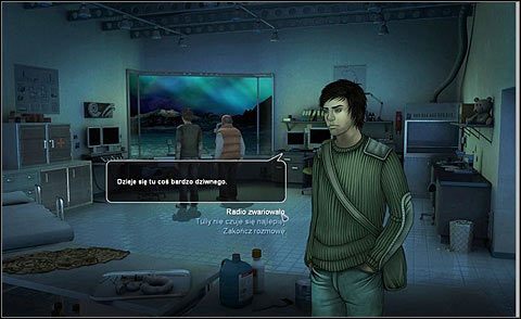 Wyjdź na korytarz i zapukaj do drzwi pokoju Ala (górne po prawej) - Sprawdź, czy z innymi wszystko w porządku | Noc 1 | Alpha Polaris - Alpha Polaris - opis przejścia - poradnik do gry