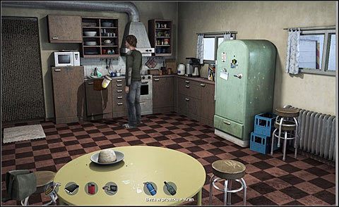 Podejdź do zlewozmywaka i wodą z kranu napełnij puszkę bezy w proszku - Bombe Alaska | Dzień i Noc 2 | Alpha Polaris - Alpha Polaris - opis przejścia - poradnik do gry