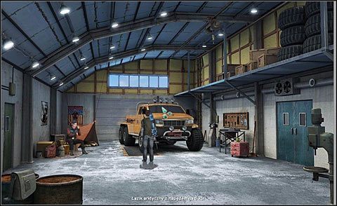 Udaj się do garażu, skąd wypożycz sobie łazik arktyczny z napędem na sześć kół - Zgromadź sprzęt niezbędny na wyprawę na lodowiec | Dzień 3 | Alpha Polaris - Alpha Polaris - opis przejścia - poradnik do gry