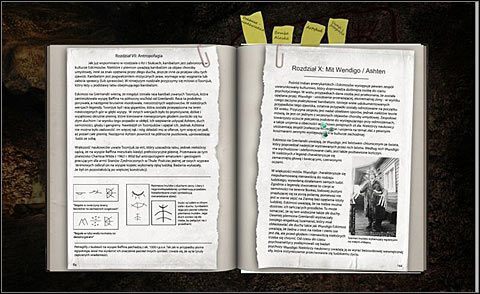 Pomocny będzie tu drugi artykuł od Novy (Mit Wendigo/Ashten), który znajdziesz w stosownej zakładce w notesie - Poszukaj odpowiedzi w jaskini | Dzień 3 | Alpha Polaris - Alpha Polaris - opis przejścia - poradnik do gry