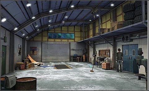 Zeszlifuj na niej oba przedmioty, po czym opartą o ścianę przy drzwiach po prawej miotłą zbierz metaliczny osad - Pozbądź się kości | Dzień 4 | Alpha Polaris - Alpha Polaris - opis przejścia - poradnik do gry