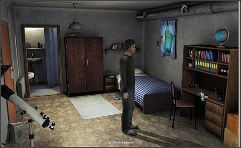 Na biurku znajdziesz zgniecioną kartkę papieru, przeczytaj jej treść (LPM) - Dowiedz się, co stało się z Tullym i Alem | Dzień 4 | Alpha Polaris - Alpha Polaris - opis przejścia - poradnik do gry