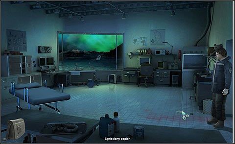 Maszeruj do laboratorium, oczywiście Novy już tam nie ma, ale może znajdziesz jakiś ślad, wszak stamtąd porwał ją Al - Uratuj Novę | Noc 4 | Alpha Polaris - Alpha Polaris - opis przejścia - poradnik do gry