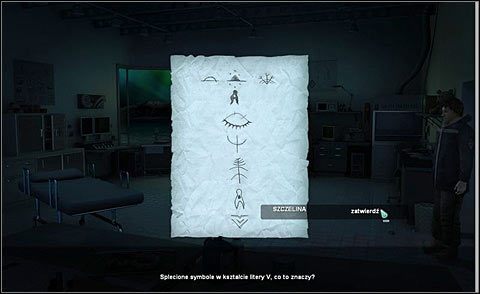 Najniżej położony symbol nr I (kliknij go PPM) skojarzy się Runeowi ze splecionymi literami V - Uratuj Novę | Noc 4 | Alpha Polaris - Alpha Polaris - opis przejścia - poradnik do gry