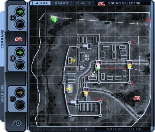Przyjrzyjmy się teraz konkretnym rozkazom, które można nazwać po prostu zachowaniem się na polu walki - Dowodzenie | Podstawy Tom Clancys Ghost Recon - Tom Clancys Ghost Recon - poradnik do gry