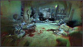 W krótkim przejściu, prowadzącym do dalszej części kanałów możemy odnaleźć pistolet - Poziom 02- Slumsy | Opis przejścia | FEAR 3 - F.3.A.R. - poradnik do gry