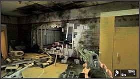 Pokonując kolejne alejki dojdziemy do drzwi podpisanych jako Breakroom [1] - Poziom 03- Sklep | Opis przejścia | FEAR 3 - F.3.A.R. - poradnik do gry