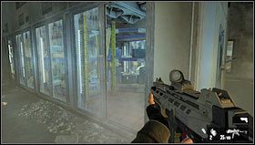 Korytarzami dojdziemy do chłodni [1], leżące w niej ciała niekoniecznie są martwe - Poziom 03- Sklep | Opis przejścia | FEAR 3 - F.3.A.R. - poradnik do gry