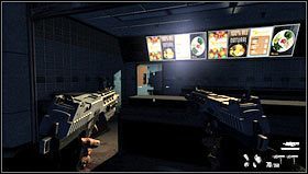 Gdy skończymy zabijać przeciwników odnajdujemy wyrwaną balustradę [1] i zeskakujemy poziom niżej - Poziom 07- Port | Opis przejścia | FEAR 3 - F.3.A.R. - poradnik do gry