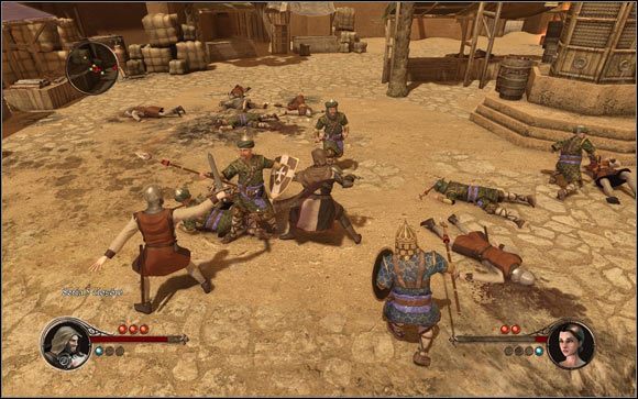 - Podczas walki kluczową rolę odgrywają ikony pojawiające się nad głowami wrogów - Wskazówki | Opis przejścia The First Templar - The First Templar - poradnik do gry