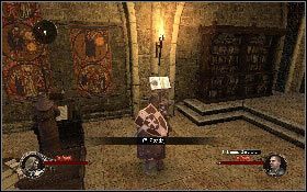 Wróć do głównego hollu i wejdź do pomieszczenia znajdującego się za mnichem nawołującym na mszę [1] - Misja 3 - Inkwizycja | Opis przejścia The First Templar - The First Templar - poradnik do gry