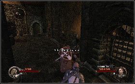 Ponownie rusz po cichu kierując się na środek sali [1], a potem przechodząc przez przejście w lewym górnym narożniku - Misja 3 - Inkwizycja | Opis przejścia The First Templar - The First Templar - poradnik do gry