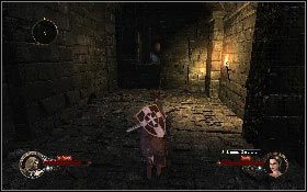 Przejdź po niej na drugą stronę i skręć w prawo - Misja 3 - Inkwizycja | Opis przejścia The First Templar - The First Templar - poradnik do gry