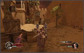 Następnie skieruj się na schody z prawej [1] - Misja 4 - Akka | Opis przejścia The First Templar - The First Templar - poradnik do gry