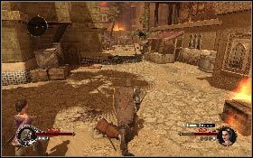 Z prawej strony wieży znajdziesz również opartą o mur kronikę templariuszy #6 [1] - Misja 4 - Akka | Opis przejścia The First Templar - The First Templar - poradnik do gry