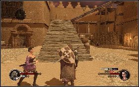 Po walce podejdź do kroniki templariuszy #7 [1], którą znajdziesz opartą o narożnik budynku z lewej - Misja 4 - Akka | Opis przejścia The First Templar - The First Templar - poradnik do gry