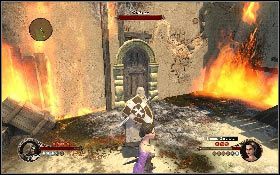 W pewnej chwili dotrzesz do pierwszego płonącego domu - Misja 7 - Aszkelon | Opis przejścia The First Templar - The First Templar - poradnik do gry