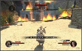 W pewnej chwili ścieżka doprowadzi cię do drugiego płonącego budynku - Misja 7 - Aszkelon | Opis przejścia The First Templar - The First Templar - poradnik do gry