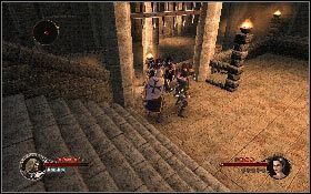 Następnie dojdź do końca drogi i wejdź po schodach na górę - Misja 8 - Cytadela Aszkelonu | Opis przejścia The First Templar - The First Templar - poradnik do gry