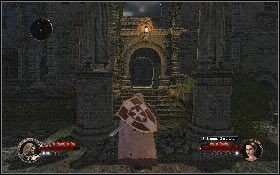 Po przejściu przez małą bramę wejdź na schody prowadzące na balkon - Misja 10 - La Rochelle | Opis przejścia The First Templar - The First Templar - poradnik do gry