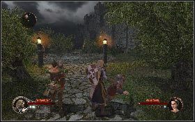 Kiedy i ta kryjówka okaże się pusta opuść centrum miasta wchodząc na górę po schodach, którymi się tutaj dostałeś i zapukaj w drzwi z prawej [1] - Misja 10 - La Rochelle | Opis przejścia The First Templar - The First Templar - poradnik do gry