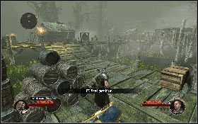 Rusz przed siebie, po chwili ujrzysz dwóch strażników stojących do ciebie tyłem [1] - Misja 12 - Bagna (1) | Opis przejścia The First Templar - The First Templar - poradnik do gry