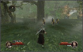 Zbadaj również kamienną studnię [1], dzięki czemu dowiesz się, że skarb jest na cmentarzu - Misja 12 - Bagna (2) | Opis przejścia The First Templar - The First Templar - poradnik do gry