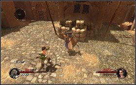 Wróć na główną drogą rozprawiając się po drodze z wrogami - Misja 13 - Pustynna osada | Opis przejścia The First Templar - The First Templar - poradnik do gry