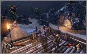 Następnie rozpraw się ze wszystkimi wrogami, którzy patrolują teren dwójkami, a na koniec w otwartej walce załatw przeciwników zgromadzonych przy ognisku na środku obozu [1] - Misja 14 - Pustynna osada | Opis przejścia The First Templar - The First Templar - poradnik do gry