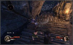 Po jej zabraniu udaj się na schody prowadzące na górę [1] - Misja 14 - Pustynna osada | Opis przejścia The First Templar - The First Templar - poradnik do gry