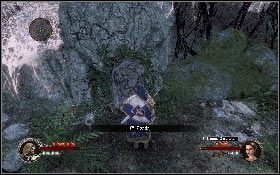 Następnie załatw dwóch pozostałych żołnierzy i zbadaj trupa leżącego na prawo od zabudowań [1], dzięki czemu otrzymasz informacje o kolejnej kamiennej tablicy - Misja 16 - Kryjówka templariuszy | Opis przejścia The First Templar - The First Templar - poradnik do gry