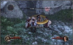 Jeśli weźmiesz udział w pojedynku, to uważaj przede wszystkim na silne ataki wroga [1], które mogą cię powalić - Misja 16 - Kryjówka templariuszy | Opis przejścia The First Templar - The First Templar - poradnik do gry