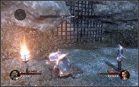 Po uczynieniu tego zacznij uciekać z twierdzy, kierując się w stronę żółtej strzałki - Misja 16 - Kryjówka templariuszy | Opis przejścia The First Templar - The First Templar - poradnik do gry