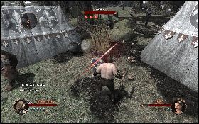 Wróć na plac niedawnej bitwy i skieruj się w stronę drewnianego mostu [1] - Misja 17 - Obrzeża Montsegur | Opis przejścia The First Templar - The First Templar - poradnik do gry