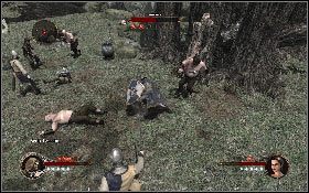 Dopiero potem przystąp do ataku na Izajasza [1] uważając na wyprowadzane przez niego ataki, które koniecznie blokuj - Misja 17 - Obrzeża Montsegur | Opis przejścia The First Templar - The First Templar - poradnik do gry