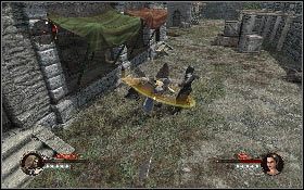 Rozpraw się z nim [1], a potem z kolejnymi, którzy będą stopniowo wybiegać na pole bitwy [2] - Misja 18 - Dziedziniec zamkowy (2) | Opis przejścia The First Templar - The First Templar - poradnik do gry