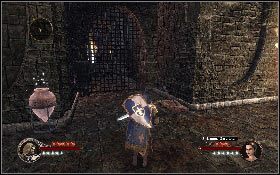 Po krótkim marszu zniszcz kolejny mur [1], a następnie przestaw wajchę przy kracie [2] - Misja 20 - Sanktuarium (1) | Opis przejścia The First Templar - The First Templar - poradnik do gry