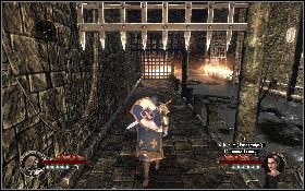 Teraz będziesz musiał przebrnąć przez komnatę z dwoma chodnikami przy ścianach - Misja 20 - Sanktuarium (2) | Opis przejścia The First Templar - The First Templar - poradnik do gry