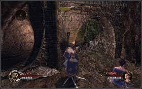 Aby dotrzeć do kolejnego posągu udaj się w prawo, omiń pułapki [1] (uważaj na te w ziemi) i podpal kolejną statuę - Misja 20 - Sanktuarium (2) | Opis przejścia The First Templar - The First Templar - poradnik do gry