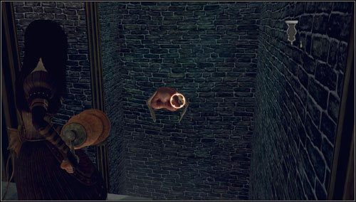 8 - Hatters Gate - po wejściu do budynku, fruwa w sporej komnacie z rurami - Rozdział 1 - Hatters Domain (01-08) | Snouts - świńskie ryjki - Alice: Madness Returns - poradnik do gry