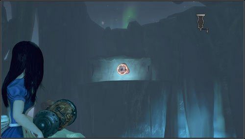 3 - Sliding toward Oblivion - na początku etapu wychodzimy na górę po niewidocznych platformach - Rozdział 2 - Deluded Depths (01-08) | Snouts - świńskie ryjki - Alice: Madness Returns - poradnik do gry