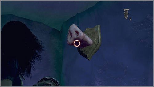 5 - Sliding toward Oblivion - po przepłynięciu na drugą stronę za pomocą niewidzialnej łódki i zniszczeniu lodowej zapory - Rozdział 2 - Deluded Depths (01-08) | Snouts - świńskie ryjki - Alice: Madness Returns - poradnik do gry